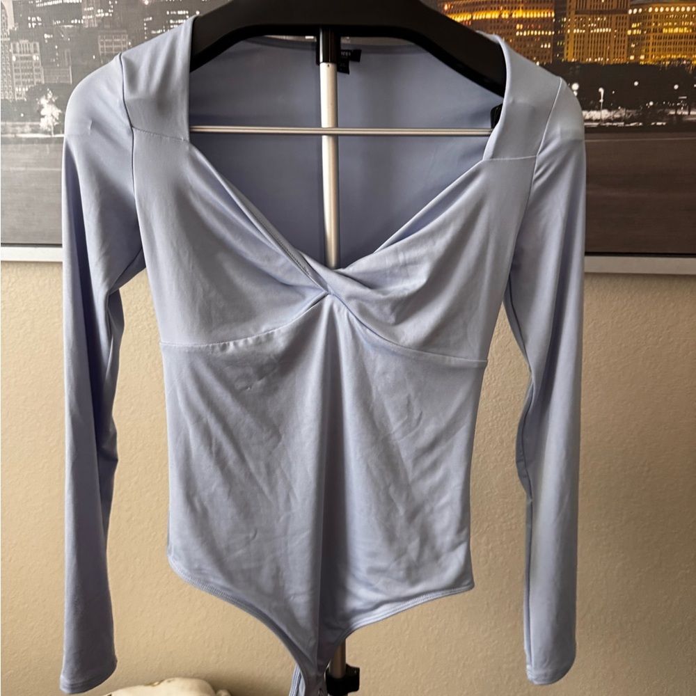 Express Light Blue Women's Bodysuit